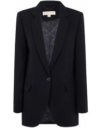 Michael Kors - Jassen ,Zwart ,Zwarte Blazer Voor Vrouwen - Lyst