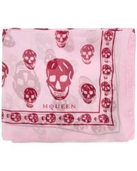 McQueen - Silky Scarves - Lyst