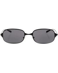 McQueen - Accessoires ,Zwart ,57Mm Rechthoekige Zonnebril - Lyst