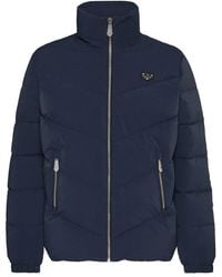 Philipp Plein - Jassen ,Blauw ,Nylon Gewatteerde Nylon Jas - Lyst