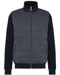 Bugatti - Donkerblauwe Vest Met Opstaande Kraag - Lyst