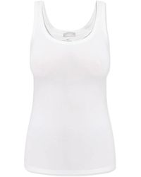 Hanro - Tops ,Wit ,Touch Feeling Tank Top - Lyst