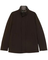 Montecore - Jassen ,Bruin ,Polyester Jack Met Hoge Kraag - Lyst