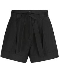 IRO - Korte Broeken ,Zwart ,Katoen Hannou Short - Lyst