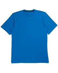 Marine Serre - T-shirt in cotone biologico blu - Lyst