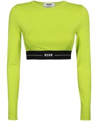 MSGM - Long Sleeve Tops - Lyst
