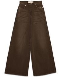 Roy Rogers - Jeans ,Bruin ,Katoen Wide Flare Jeans - Lyst