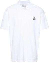 Maison Kitsuné - Fox Head Patch Polo Sweater - Lyst