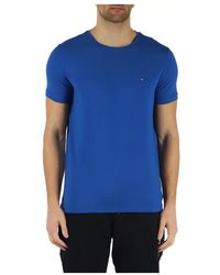 Tommy Hilfiger - T-shirt in cotone stretch extra slim fit - Lyst
