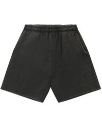 Entire studios - Korte Broeken ,Zwart ,Katoen Standard Sweatshort - Lyst