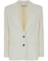 Alessandra Rich - Jassen ,Wit ,Stijlvolle Blazers En Vesten Voor Vrouwen - Lyst