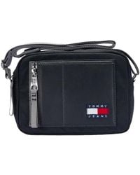 Tommy Hilfiger - Flag Sacoche Zwarte Tas - Lyst