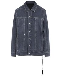 Rick Owens - Grijze Jas Voor Mannen Aw25 - Lyst