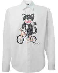 MSGM - Casual Shirts - Lyst
