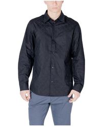 ARMANI EXCHANGE - Elegantes Herrenhemd Mit Langen Ärmeln - Lyst