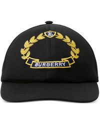 Burberry - Eichenblatt crest logo baseball cap - Lyst