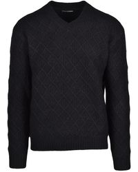 Daniele Alessandrini - Maglione A V Sweater - Lyst