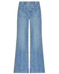 Michael Kors - Jeans ,Blauw ,Katoen Flared Jeans - Lyst