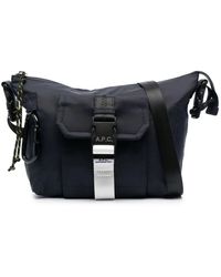 A.P.C. - Schwarze nylon-tasche mit mehreren taschen - Lyst