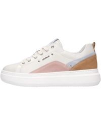 Nero Giardini - Weiße low-top-sneaker mit wildlederakzenten,beige low-top sneakers mit wildleder - Lyst