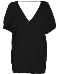 Plan C - V-Neck Knitwear - Lyst
