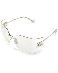 Miu Miu - Mu 54ys 1bc10f sunglasses,mu 54ys zvn20f sunglasses - Lyst