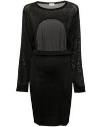 Saint Laurent - Knitted Dresses - Lyst