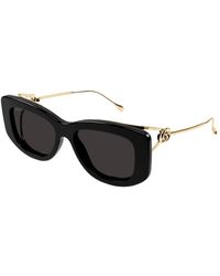 Gucci - Schwarze sonnenbrille mit originalzubehör,weiße sonnenbrille mit originalzubehör - Lyst