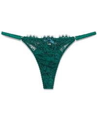 Agent Provocateur - Ondergoed ,Groen ,Polyester Solanna String - Lyst