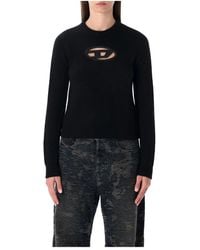 DIESEL - M-Areesa Slim Fit Logo Sweater - Lyst