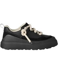 UGG - Schoenen ,Zwart ,Leer Heritage Utility Sneaker - Lyst