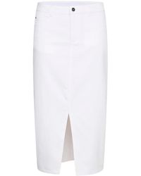 Kaffe - Denim Skirts - Lyst