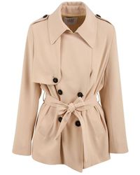 Douuod Woman - Belted Coats - Lyst