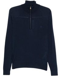 Etro - Truien & Vesten ,Blauw ,Wol B0324 Trui - Lyst