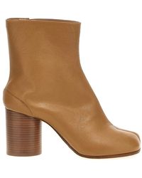Maison Margiela - Tabi Stiefeletten Leder Absatz Damen - Lyst