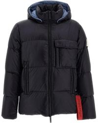 AFTER LABEL - Jassen ,Blauw ,Nylon Katalla Puffer Jacket - Lyst