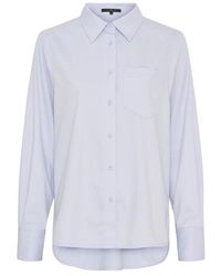 Btfcph - Overhemden ,Blauw ,Bamboe Bamboo Shirt - Lyst