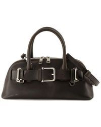 OSOI - Braune Leder Mini Schultertasche - Lyst