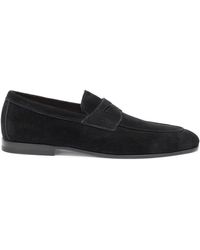 Santoni - Wildleder-carlo-slipper - Lyst