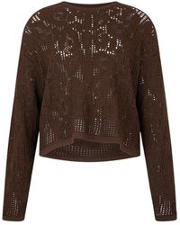 Roberto Cavalli - Round-Neck Knitwear - Lyst