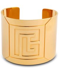 Balmain - Accessoires ,Geel ,Tubulaire Pb Armband - Lyst