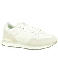 HOFF - Schoenen ,Wit ,Leer Witte Leren Runner Schoenen - Lyst
