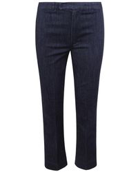 Max Mara - Jeans ,Blauw ,Denim Stretch Denim Broek - Lyst