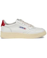 Autry - Leder-Sneakers Mit Front-Mikroperforationen - Lyst