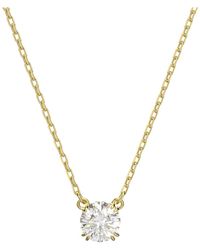 Swarovski - Damen Anhänger Weiß Goldlegierungsschicht Stilla 5636703 - Lyst