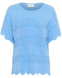 Cream - Round-Neck Knitwear - Lyst