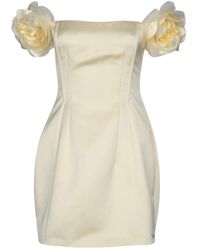 Elisabetta Franchi - Rotes Schulterkleid Kollektion - Lyst