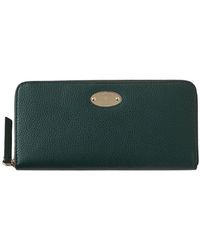 Mulberry - Accessoires ,Groen ,Leer Rl 5676-205Q633 Kleine Klassieke Grain Portemonnee - Lyst