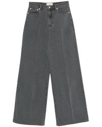 Officine Generale - Wide Jeans - Lyst