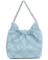 Tory Burch - Stilvolle Schultertasche Flaming Denim Mini - Lyst
